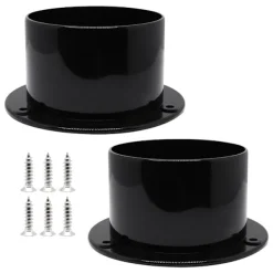 unbranded Torktumlare-2 st Starka Ventilationskanalflänsar i Plast Lämpliga för Torktumlare