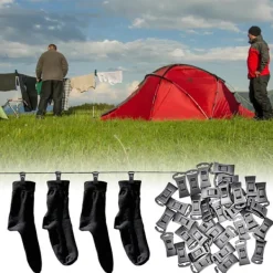 Tvättillbehör-40 st strumpor clips för tvättmaskin och torktumlare, strumpor med strumpor clip direkt i lådan Multi, för torkning och förvaring av parade strumpor | Fyndiq