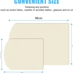 Svampar & Dukar-2 st Supermjuka Naturliga Sämskskinn, Anti-Rep Tork-/Poleringsduk (2 Storlekar)_tfrf