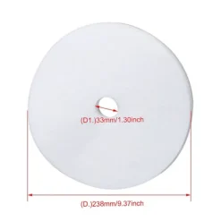 Torktumlare-20 st Svamp Torktumlare Avgasfilter Ersättningsdel 23.8cm Diameter[D]