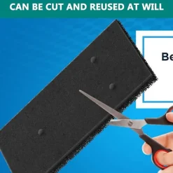 Torktumlare-4 st svampfilter för Whirlpool, torktumlarfiltermatta 481010716911 23*11,5cm