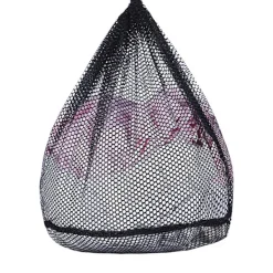 Tvättillbehör-3 st svarta S (35x25 cm) tvättpåsar, tvättpåsar med dragsko R