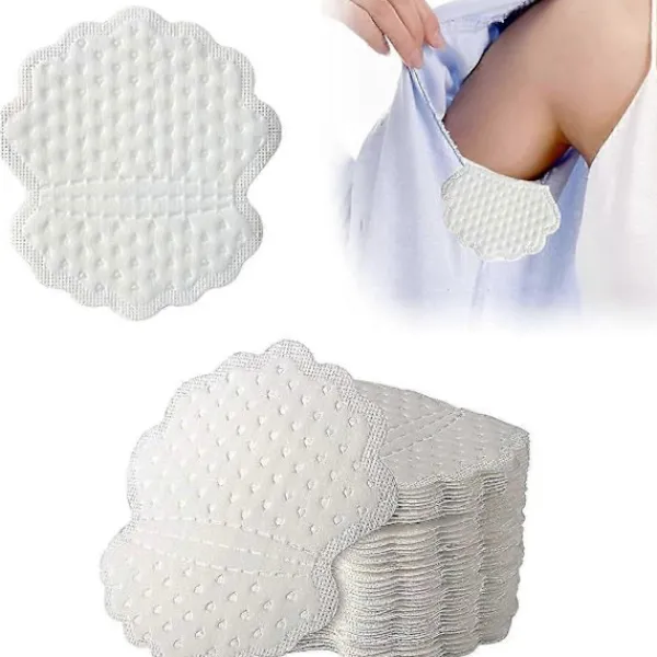 Tvättillbehör-50 st Svettabsorberande Underarmsinlägg, Stora Självhäftande Armhålsskydd