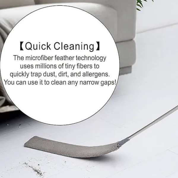 Fönsterrengöring-4 st teleskopiska dammborttagningsverktyg eller borste med 2 tygöverdrag i mikrofiber, handdammsugare, tvättbar, teleskopisk dammsamlare för hushållsbruk | Fyndiq