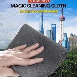 Svampar & Dukar-10 st Tjocka Magiska Rengöringsdukar, Mikrofiber utan Spår Absorberande Omedelbar Polering Återanvändbar Rengöringsduk