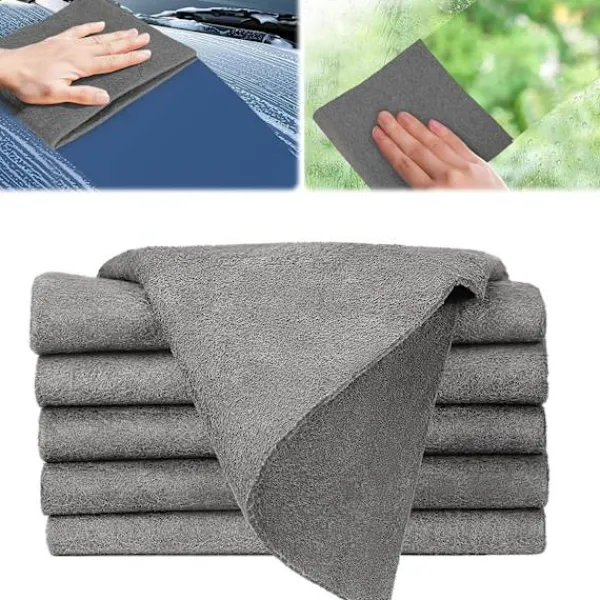 Svampar & Dukar-10 st Tjocka Magiska Rengöringsdukar Absorberande Torkdukar