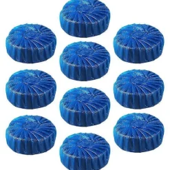 Rengöringsmedel-10 st Toalettblock Blå Badrum Toalett Tank Rengörare