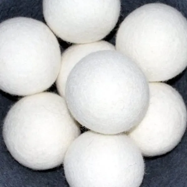 Torktumlare-6 st Torktumlare Bollar Ull Torktumlare Bollar, Diameter 7cm