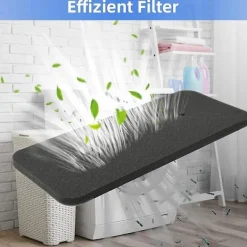 Torktumlare-4 st torktumlare filterersättningsdelar för Candy//Ostein//House to House värmepumpstorktumlare, svampfilter