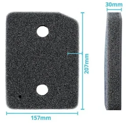 Torktumlare-8 st Torktumlare Skumfilter För 9164761 Torktumlare Värmepumpstorktumlare, Svampfiltermatta Kondenserad Torktumlare L LÅNG