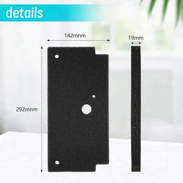 FMYSJ Torktumlare-6 st Torktumlarsvampfiltermatta för Bosch 12022801 för Constructa (FMY)