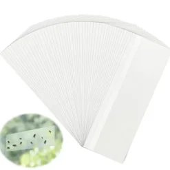 Skadedjur & Insekter-50 st transparenta fönsterflugfällor flugpappersremsor Pack med lim 2