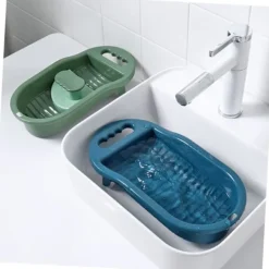 Tvättillbehör-1 st tvättbräda - Handtvätt Rengöring Bräda Diskho Mini Bärbar Tvättmaskin Sock Tvättbräda Pp Djur Barn Underkläder