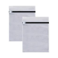 Tvättillbehör-2 st Tvättkassar för underkläder - 30 x 40 cm Vit