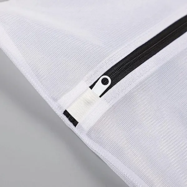 Tvättillbehör-2 st Tvättkassar för underkläder - 40 x 50 cm Vit