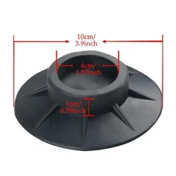 Tvättillbehör-4 st Tvättmaskin Gummistöd Dämpare Stativ Halkskydd