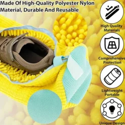 Tvättillbehör-2 st tvättmaskinpåsar för skor, skorengöringspåse med dragkedja, tvättpåse för skor, återanvändbar, lätt och bärbar