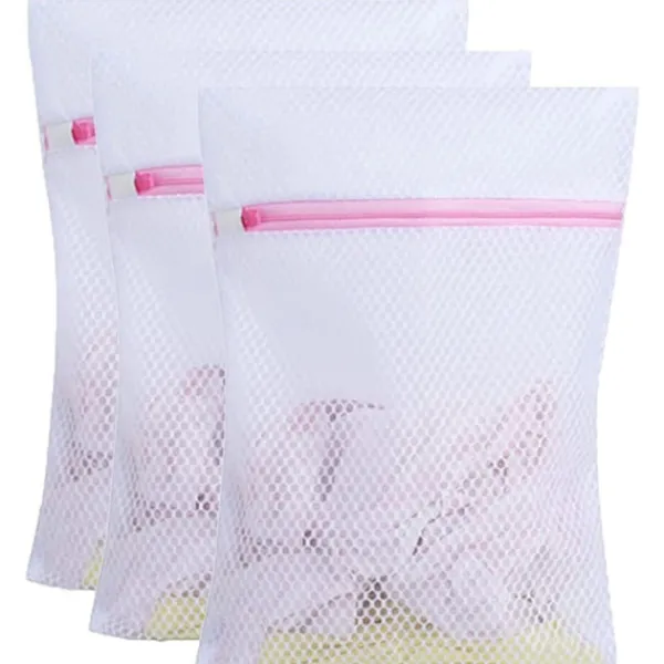 Tvättillbehör-3 st tvättpåsar för att skydda dina olika kläder, skor, strumpor, behåar, underkläder_yux 23*30cm