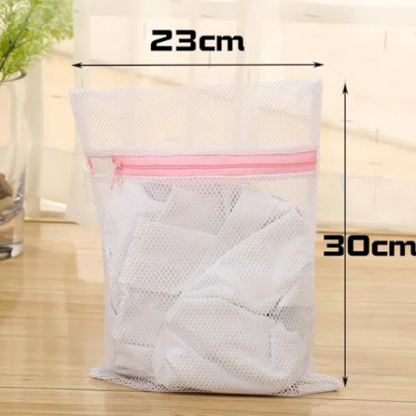 Tvättillbehör-3 st tvättpåsar för att skydda dina olika kläder, skor, strumpor, behåar, underkläder_yux 23*30cm