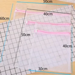 Tvättillbehör-3 st tvättpåsar för att skydda dina olika kläder, skor, strumpor, behåar, underkläder_yux 23*30cm