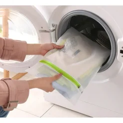 Tvättillbehör-4 st tvättpåsar 40x30 cm tvättnät för att skydda dina olika kläder, skor, strumpor, behåar, underkläder, slumpmässig färg