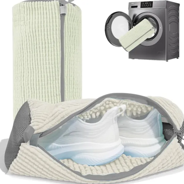 hhu Tvättillbehör-2 st Tvättskopåsar för Tvättmaskin och Torktumlare, Återanvändbar Skopåse för Rengöring-FQ-{hh}