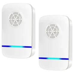 DAO Skadedjur & Insekter-2 st Ultraljud Skadedjursbekämpare, Ultraljud Musbekämpare, Ultraljud Myggavvisare inomhus, Anti Råttor/Kackerlackor/Gnagerenhet [DB]