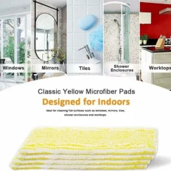 Fönsterrengöring-8 st WV mikrofiberdukar tillbehör till Karcher fönsterputs WV 2 Plus N