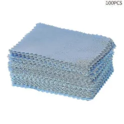 Rengöringsmedel-100 st/förpackning Glasduk Linsrengörare Dammborttagare Bärbara Våtservetter Non-woven Fa