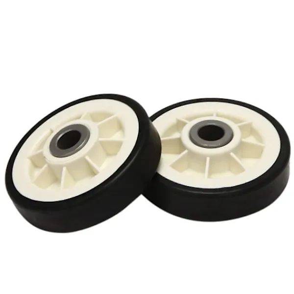 Torktumlare-2 STK Torktumlare D Stödrulle och Axel för 303373, 12051541, ER303373K, 303373K