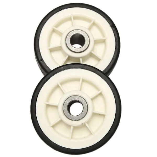 Torktumlare-2 STK Torktumlare D Stödrulle och Axel för 303373, 12051541, ER303373K, 303373K