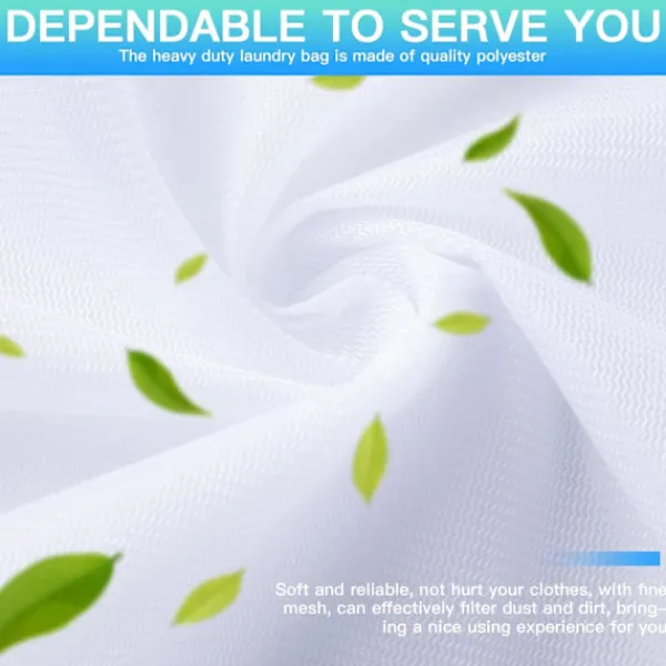 Tvättillbehör-4 Stora Tvättnätspåsar, 50cm*60cm för Tvättmaskin Kläder Smutsiga Kläder Torktumlare Nät Skydd