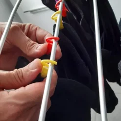 Tvättillbehör-40 Strumpklämmor 1.5*2.8cm för Tvättmaskin och Torktumlare Klädtorkkrok Mycket Bekväm och Snabb att Hänga, Sortera OCH LÅDA med KLÄMMAN