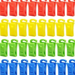 Tvättillbehör-40 Strumpklämmor för Tvättmaskin och Torktumlare Strump Hållare Tvättmaskin med Krokar Strumpor med Strumpklämma Direkt i Lådan Utan att Vikta Strumpor | Fyndiq