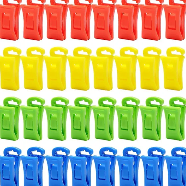 Tvättillbehör-40 Strumpklämmor för Tvättmaskin och Torktumlare Strump Hållare Tvättmaskin med Krokar Strumpor med Strumpklämma Direkt i Lådan Utan att Vikta Strumpor | Fyndiq