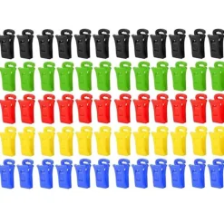 Tvättillbehör-60 strumpklämmor för tvättmaskin och torktumlare, strumpklämmor med krokar, strumphållare tvättmaskin, dir