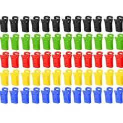 Tvättillbehör-60 strumpor klämmor för tvättmaskin och torktumlare, strumpor klämmor med krokar, strumpor hållare tvättmaskin, Dir