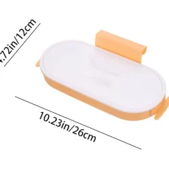 WEIHON Soptunnor-1 stycke (Gul) Sopsäckshållare Hängande Sopsäckställ med Lock