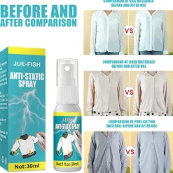 AVANA Rengöringsmedel-1 stycke 30ml antistatisk spray för hushåll, antistatisk spray för kläder