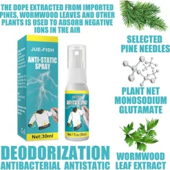 AVANA Rengöringsmedel-1 stycke 30ml antistatisk spray för hushåll, antistatisk spray för kläder