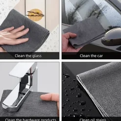 Fönsterrengöring-7 stycken 30*30cm magiska dukar för fönsterputsning, vatten