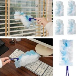 D Städmoppar-30 stycken ammvippor, engångsammvippor kompatibla me Swiffer ammvippa - Prouktko 21003