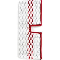 ATELA Städmoppar-2 stycken för att passa O-ceder mopphuvud röd Mikrofiber roterande ersättningsmoppduk