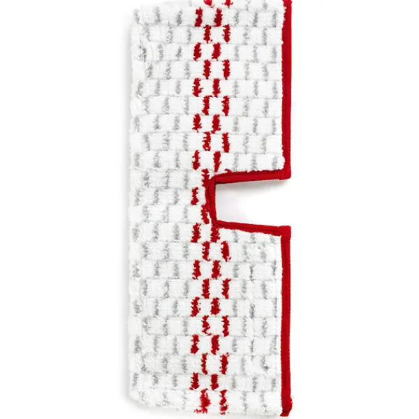 ATELA Städmoppar-2 stycken för att passa O-ceder mopphuvud röd Mikrofiber roterande ersättningsmoppduk