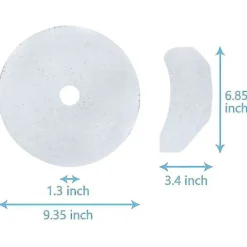 DMstore Torktumlare-25 stycken kompatibla torktumlarens avgasfilteruppsättning ersättning