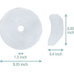 Torktumlare-25 stycken kompatibla torktumlarens avgasfilteruppsättning ersättning