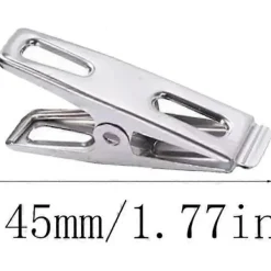 Tvättillbehör-20 stycken metallklädnypor, multifunktionella klädnypor vindtäta