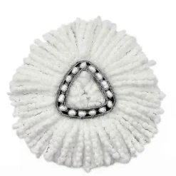 BRONZE Städmoppar-1/3/4/6 Stycken Mopphuvuden Kompatibla Med Vileda/o-cedar Mikrofibermopp, Vridbara Mopphuvuden För Golvrengöring [BR] 2PCS