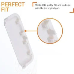 Torktumlare-4 stycken Passar för W10861225 W10714516 Torktumlare Dörrhandtag Ersättningsdelar Ersättning AP