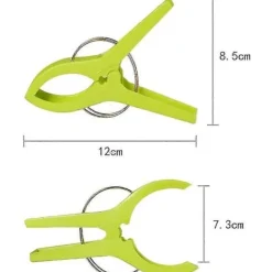Tvättillbehör-16 Stycken Stora Klädnypor, Handduksklämmor, Strandhandduksklämmor, Stor Klämma, Strandhandduksklämmor, Handdukar, Handduksklämmor, Vindtäta Klämmor På Strand Och Solstol | Fyndiq